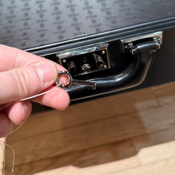 Gucci Black Leather Guccissima GG Embossed Trunk Suitcase - Picture 10 of 16